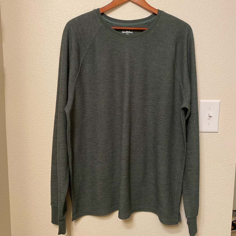 Goodfellow Textured Crew Neck Shirt - Picture 4 of 9